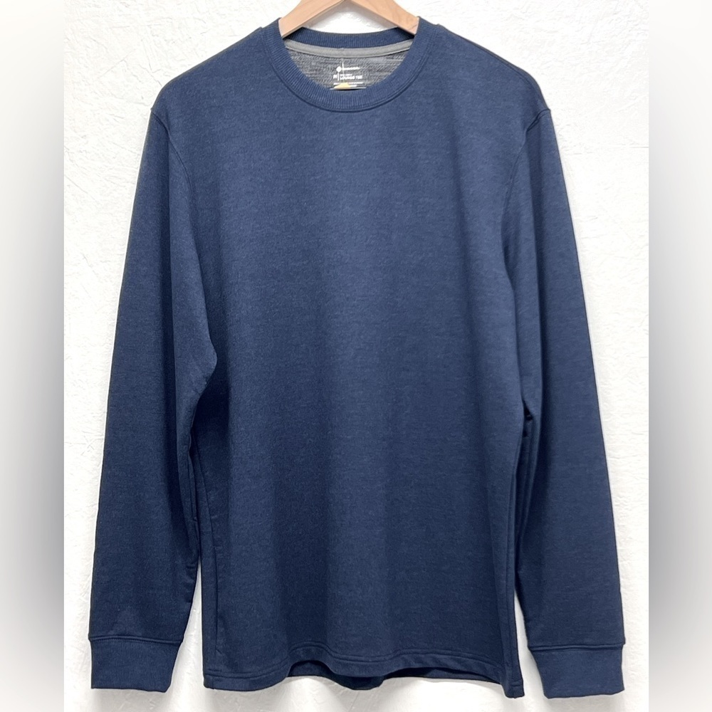 MEMBER'S Mark Men'sLong Sleeve French Terry Lounge Tee Shirt